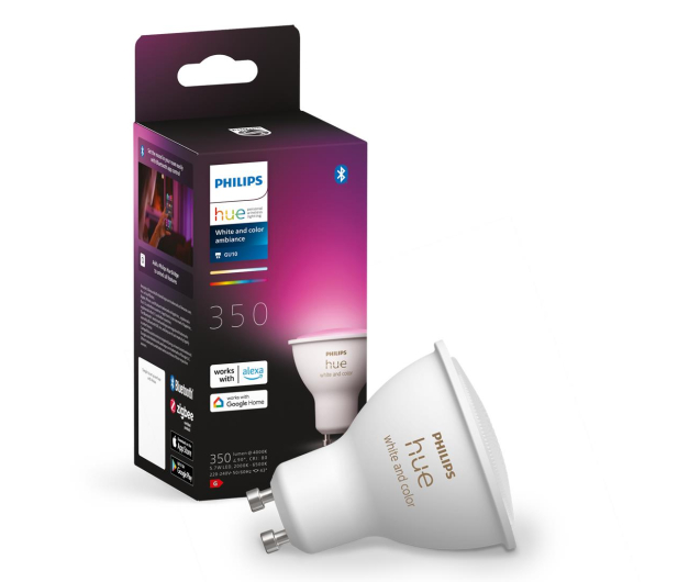 Philips Hue White and color ambiance Smart Żarówka GU10 - 709609 - zdjęcie